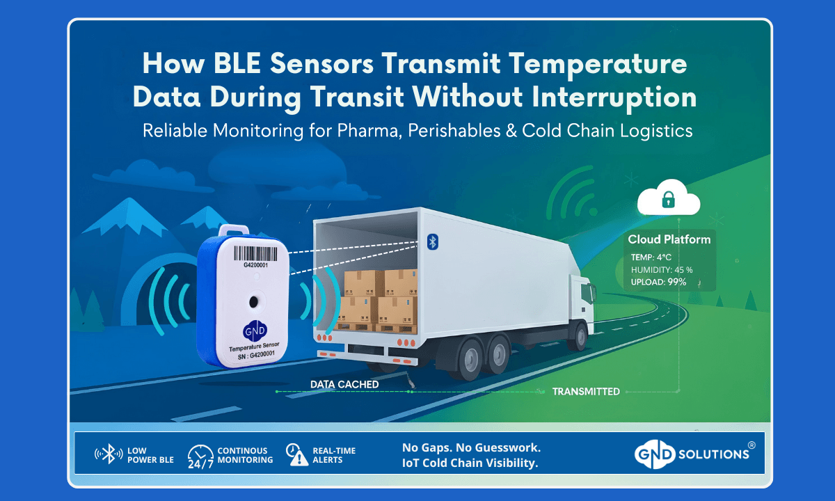 How BLE sensors transmit temperature data